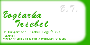 boglarka triebel business card